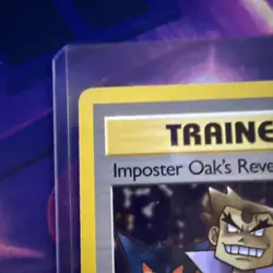 Pokemon TCG Imposter Oak's Revenge76/82 Uncommon Unlimited Team Rocket - Image 2
