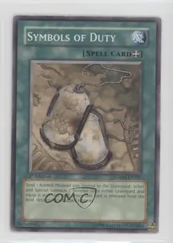 Symbols of Duty 1st Ed. YuGiOh Warriors' Strike Structure Deck #SDWS-EN029 07ns - Image 1