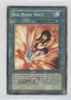 Big Bang Shot 1st Ed. YuGiOh Warriors' Strike Structure Deck #SDWS-EN026 07ns - Image 1