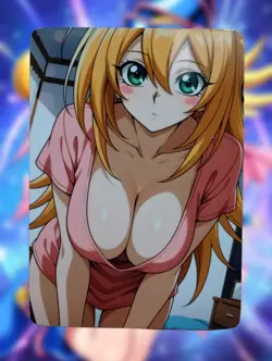 Dark Magician Girl Yugioh Anime Waifu Sexy Goddess Doujin Lewd Hentai Card - Image 1