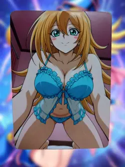 Dark Magician Girl Yugioh Anime Waifu Sexy Goddess Doujin Lewd Hentai Card - Image 1