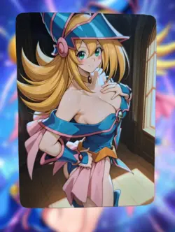 Dark Magician Girl Yugioh Anime Waifu Sexy Goddess Doujin Lewd Hentai Card - Image 1