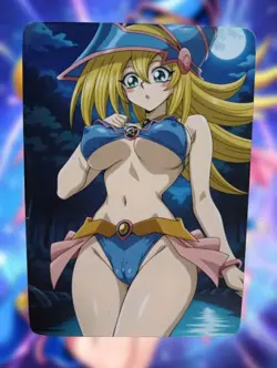 Dark Magician Girl Yugioh Anime Waifu Sexy Goddess Doujin Lewd Hentai Card - Image 1