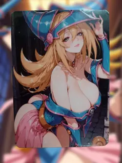 Dark Magician Girl Yugioh Anime Waifu Sexy Goddess Doujin Lewd Hentai Card - Image 1