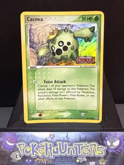 Pokemon Card Cacnea 46/108 Reverse Holo EX Power Keepers STAMPED Played - Image 1