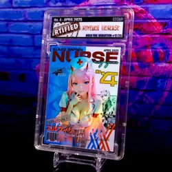 Zero Two 002 Waifu Card Serial #17/25 LIMITED RELEASE Encased Custom Holo Foil - Image 2