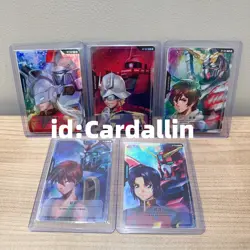Gundam Card Game Chinese Resource Tokens RP Promo Holofoil set of 5 pcs - Image 1