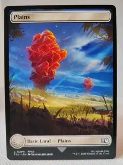 Magic MTG - Plains - Final Fantasy - NMINT #0294 - Image 1