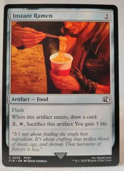 Magic MTG - Instant Ramen - Final Fantasy - NMINT #0259 - Image 1