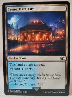 Magic MTG - Treno, Dark City - Final Fantasy - NMINT #0290 - Image 1