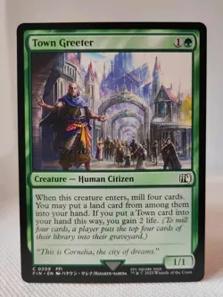 Magic MTG - Town Greeter - Final Fantasy - NMINT #0209 - Image 1