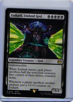 Zodiark, Umbral God Final Fantasy Regular - NM #128 MTG FIN - Image 1