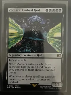 Zodiark, Umbral God Final Fantasy Regular - NM #128 MTG FIN - Image 1