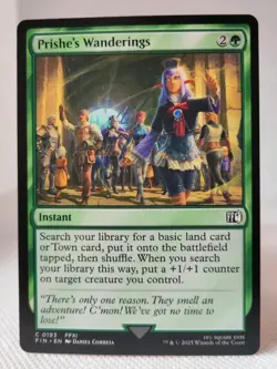 Magic MTG - Prishe's Wanderings - Final Fantasy - NMINT #0193 - Image 1