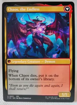 MTG - Garland, Knight of Cornelia Chaos, the Endless - FIN - NMINT #0221 - Image 2