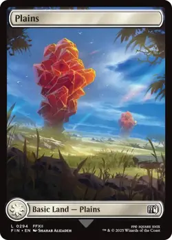 Plains 0294 MTG FINAL FANTASY Land NP - Image 1