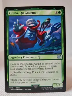 Magic MTG - Quina, Qu Gourmet - Final Fantasy - NMINT #0194 - Image 1