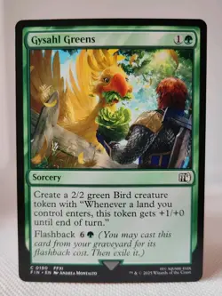 Magic MTG - Gysahl Greens - Final Fantasy - NMINT #0190 - Image 1