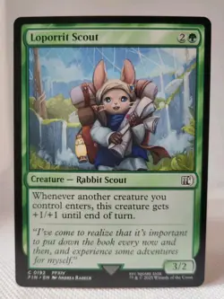 Magic MTG - Loporrit Scout - Final Fantasy - NMINT #0192 - Image 1