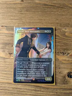 Squall, SeeD Mercenary - Foil Standard Showdown - MTG: Final Fantasy Rare Promo - Image 1