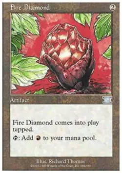 Fire Diamond - Medium Play MTG Classic 6th Edition - Image 1
