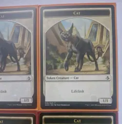 4x Cat Token 016/025 Magic The Gathering TCG MTG Amonkhet Mint/NM Playset - Image 3