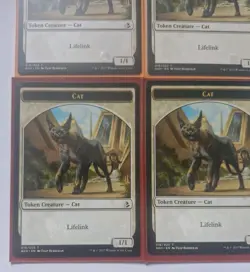 4x Cat Token 016/025 Magic The Gathering TCG MTG Amonkhet Mint/NM Playset - Image 4
