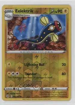 Eelektrik Reverse Foil Pokemon Sword & Shield Fusion Strike #096 17t2 - Image 1