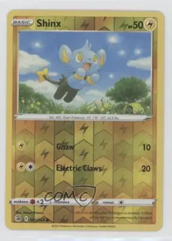 Shinx Reverse Foil Pokemon Sword & Shield Fusion Strike #091 0m72 - Image 1