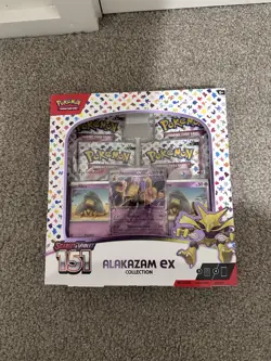 Pokemon TCG Scarlet & Violet 151 Alakazam Ex Collection Box Brand New✅FREE SHIP✅ - Image 1
