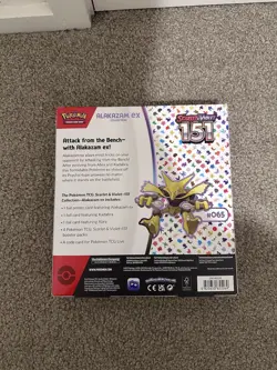 Pokemon TCG Scarlet & Violet 151 Alakazam Ex Collection Box Brand New✅FREE SHIP✅ - Image 2