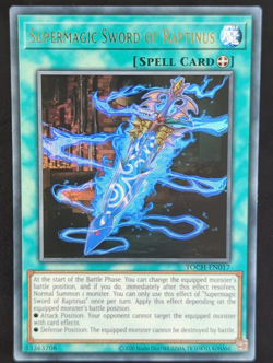 Supermagisches Schwert von Raptinus TOCh-EN017Ultra Rare Englisch NM YUGIOH - Image 1