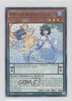 R - Misolfachord Eliteia 1st Ed. YuGiOh Ancient Guardians #ANGU-EN016 12kb - Image 1