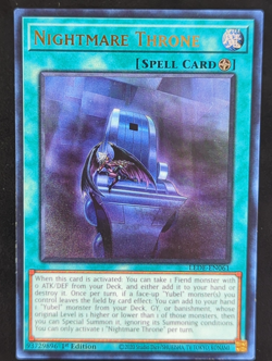 Albtraum Thron LEDE-EN061 Ultra Rare Englisch NM YUGIOH - Image 1