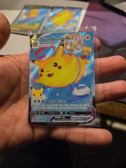 Surfing Pikachu & Flying Pikachu V & Vmax 4 Card Set Pokemon TCG Celebrations NM - Image 2