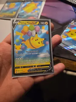 Surfing Pikachu & Flying Pikachu V & Vmax 4 Card Set Pokemon TCG Celebrations NM - Image 3