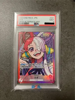 Psa9 One Piece Card Uta Leader Parallel - Image 1
