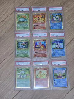 Pokemon Card Classic Three-Person Evolution Line Psa 9Th Consecutive Number - Image 1