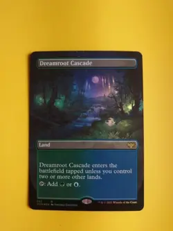 Dreamroot Cascade. VOW FOIL RARE land 282 Magic the Gathering Card. - Image 1