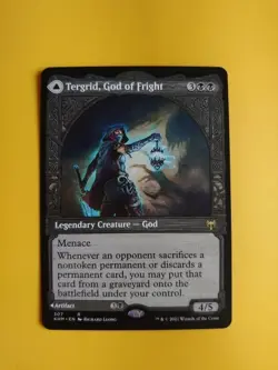 Tergrid, God of Fright. KHM307 God /tergrid's lantern Magic the Gathering Card. - Image 1