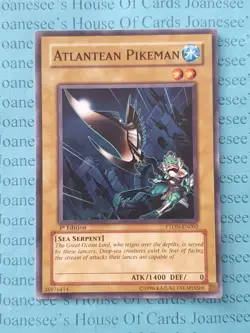 PTDN-EN002 Atlantean Pikeman Yu-Gi-Oh Card 1st Edition - Image 1