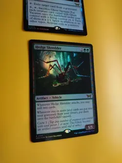 Hedge Shredder & Ghost Vacuum. DSK rare artifacts Magic the Gathering FOIL Card. - Image 5