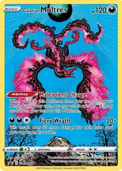 Galarian Moltres SWSH284 SWSH: Sword & Shield Promo Cards Holo - Image 1