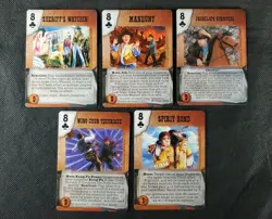 Deadlands Doomtown Boot Hill CCG Card Game Card Lot 8 Eight's Club's Mixed Rare - Image 1