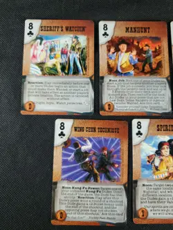 Deadlands Doomtown Boot Hill CCG Card Game Card Lot 8 Eight's Club's Mixed Rare - Image 2