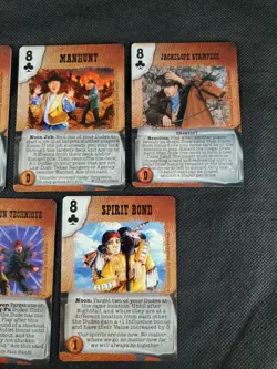 Deadlands Doomtown Boot Hill CCG Card Game Card Lot 8 Eight's Club's Mixed Rare - Image 3