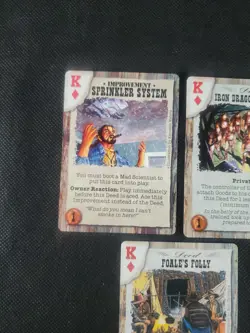 Deadlands Doomtown Boot Hill CCG Card Game Card Lot K King's Diamond's Mixed - Image 2