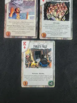 Deadlands Doomtown Boot Hill CCG Card Game Card Lot K King's Diamond's Mixed - Image 4