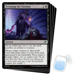 SCROUNGE FOR ETERNITY X4 Edge Of Eternities EOE Magic MTG MINT CARD - Image 1