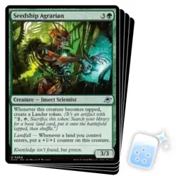 SEEDSHIP AGRARIAN X4 Edge Of Eternities EOE Magic MTG MINT CARD - Image 1
